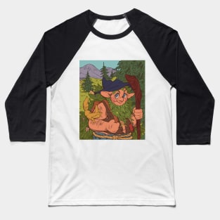 Druid in the forest Baseball T-Shirt
